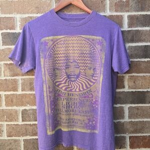 Purple Jimi Hendrix  Tee with Iconic Design